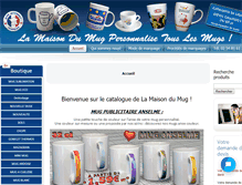 Tablet Screenshot of la-maison-du-mug.fr